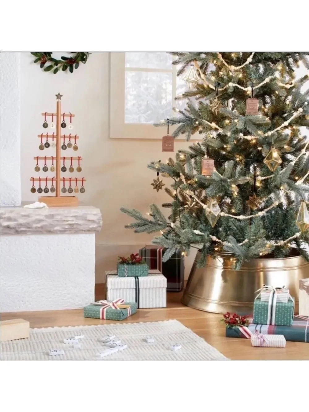 Mini Letters to Santa Vintage Mailbox Christmas Tree Ornament - Hearth & Hand